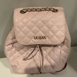 Pink Guess backpack